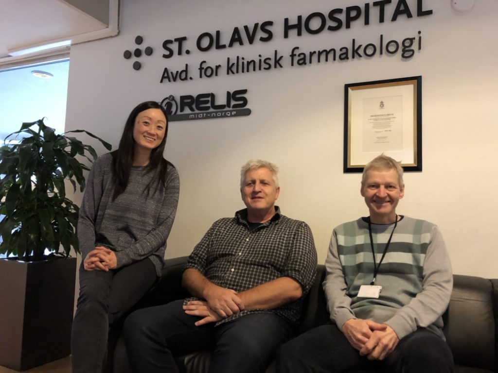 Katrine Melby sammen med sine medforskere Olav Spigseth og Trond Aamo medforskere Ola