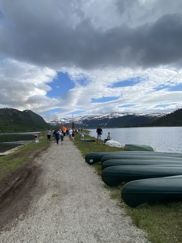 St. Hans bål på Hovden