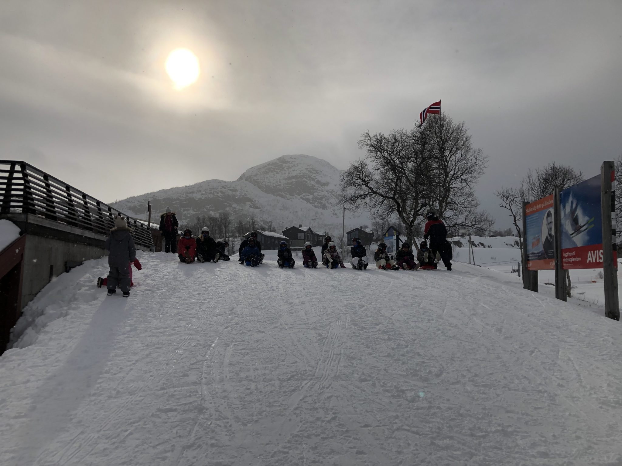 Aking på Hovden