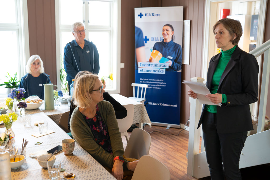 Marit Røsstad (f.v.), Arvid Solheim, Kari Henriksen og Kjersti Toppe