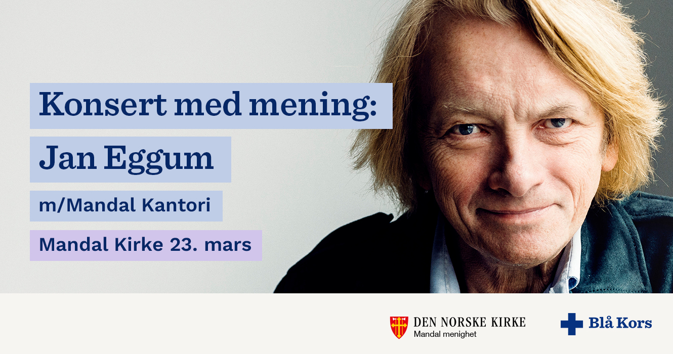 Konsert med Jan Eggum i Mandal