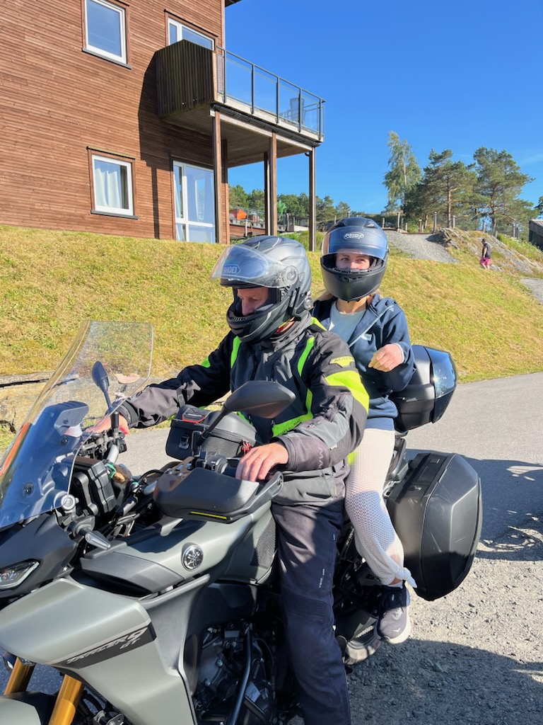 Blå Kors ferier - MC-syklister foto Wenche Tønnessen