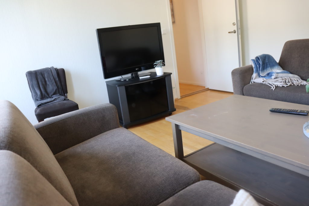TV-stue med sofagruppe