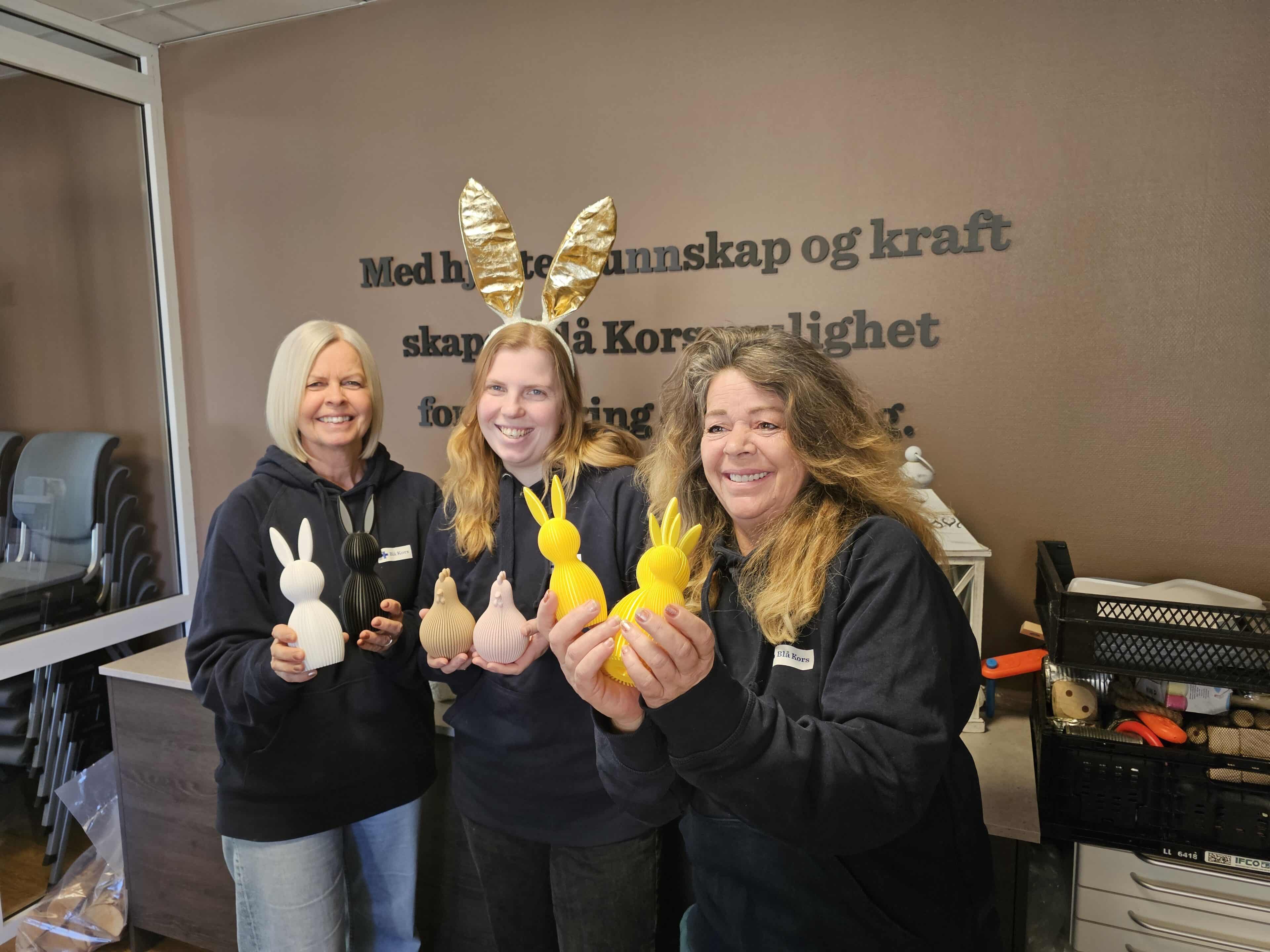 Karianne Akeland Hillesund, Chalotte Skjeggedal og Heidi Uldal