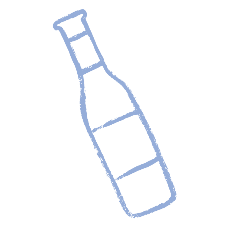 Illustrasjon av en flaske